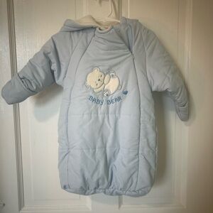 Baby Bear Light Blue Bunting